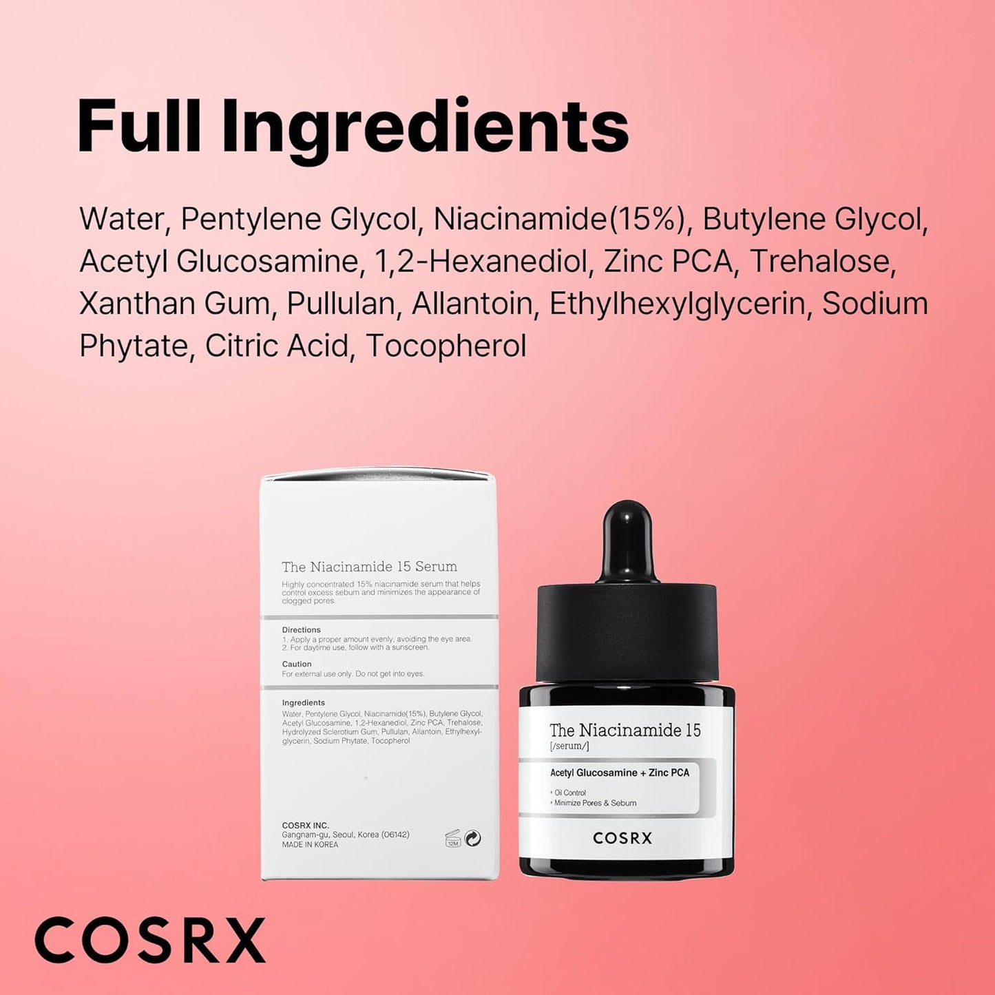 COSRX - The Niacinmaide 15 Serum