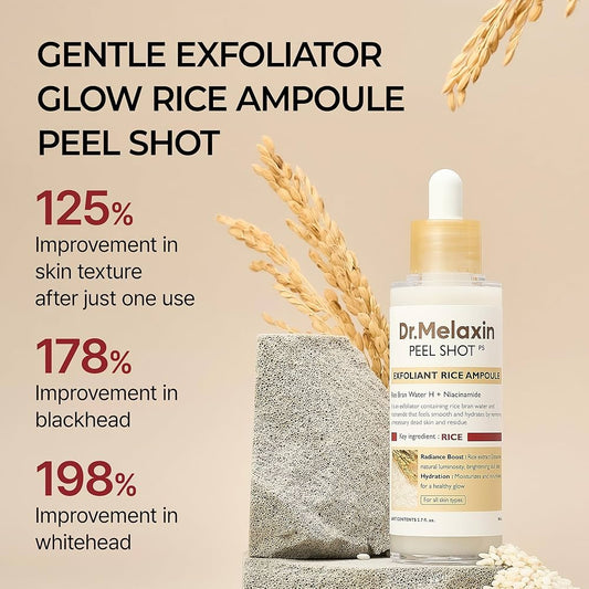 Dr. Melaxin - Peel Shot Glow White Rice Peeling Ampoule