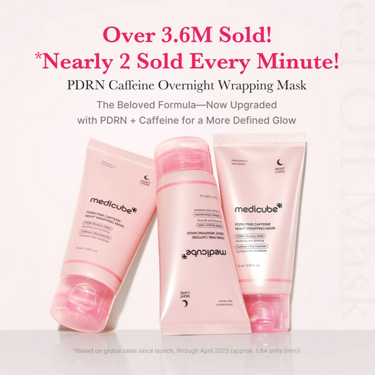 Medicube - PDRN Pink Caffeine Overnight Wrapping Mask