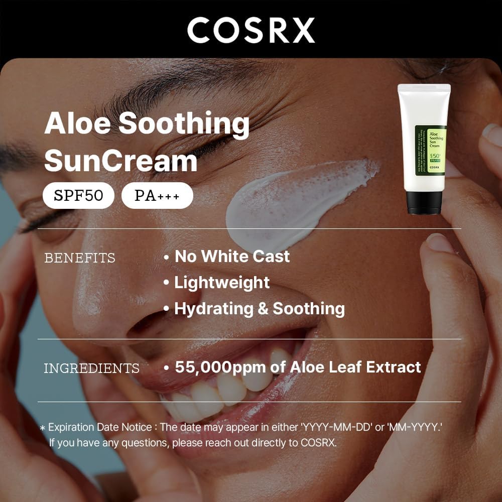 COSRX -  Aloe Soothing Sun Cream spf50+ pa+++