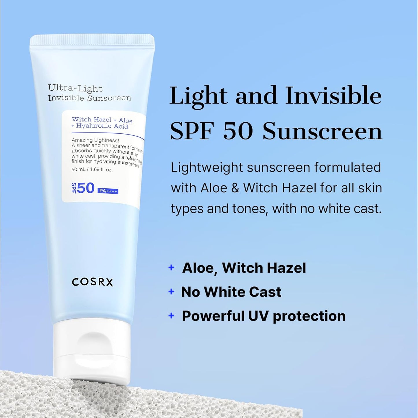 COSRX - Ultra Light Invisible Sunscreeen