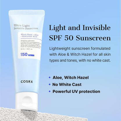 COSRX - Ultra Light Invisible Sunscreeen