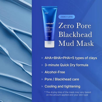 Medicube - Zero Pore Blackhead Mud MaskMedicubeBarehug