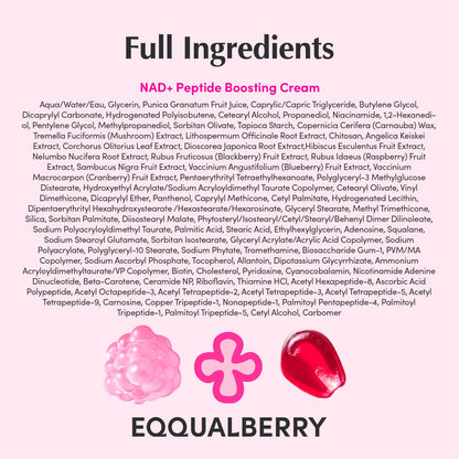 Eqqualberry - NAD+ Peptide Boosting Cream