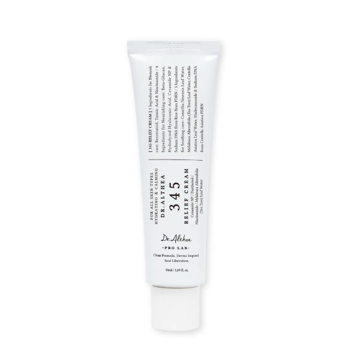 Tube of Dr. Adenau Pro Lab 345 Relief Cream on a white background