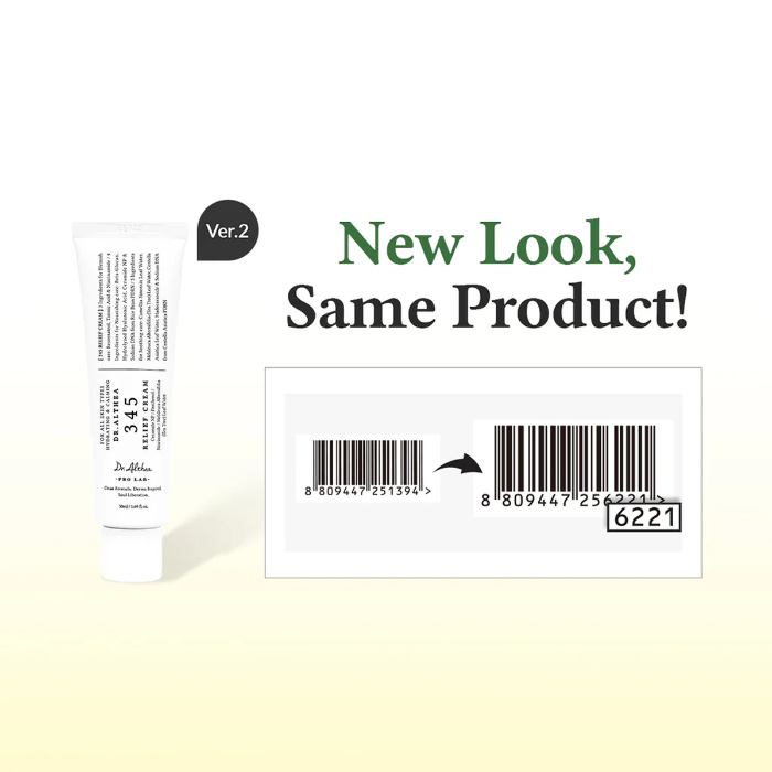 Product packaging with a label and barcode on a white background