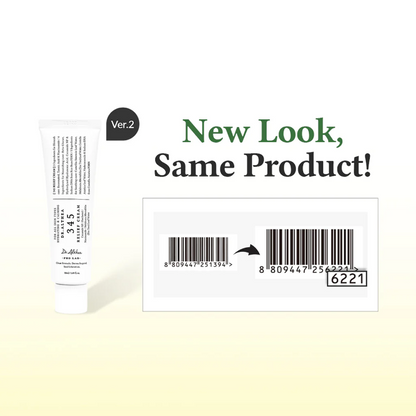 Product packaging with a label and barcode on a white background
