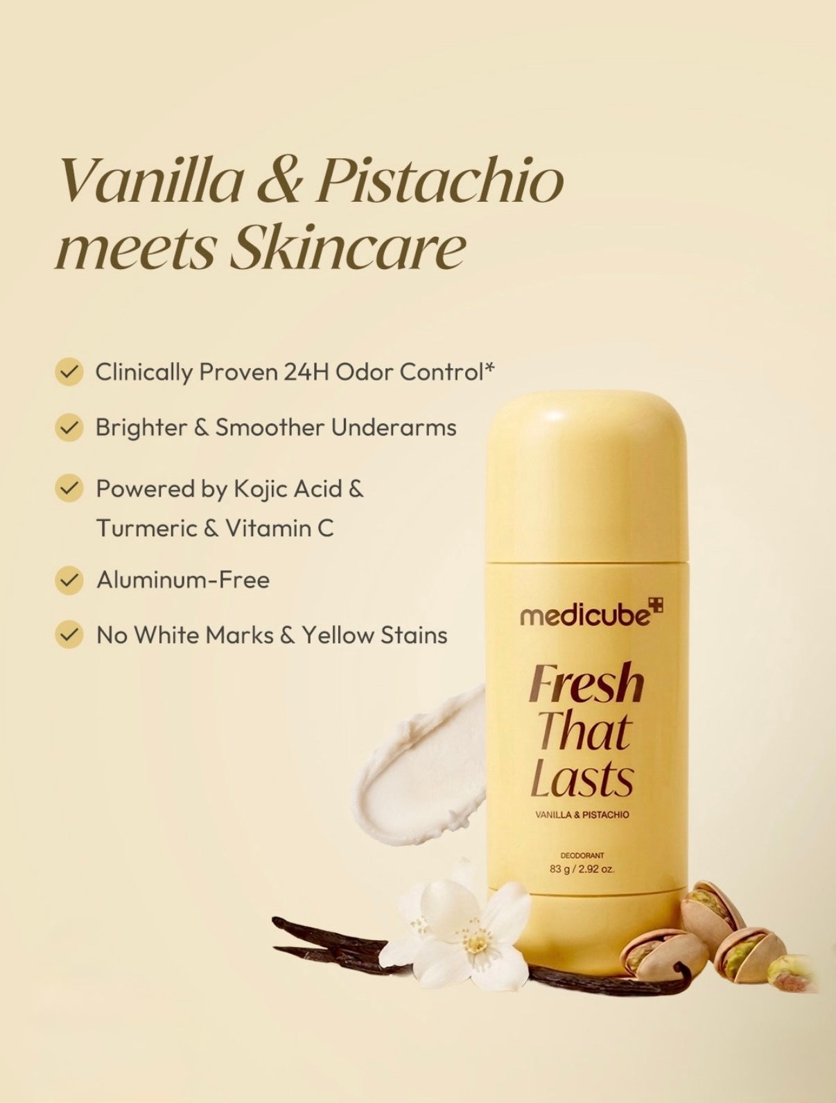 Medicube - Vanilla & Pistachio Deodorant