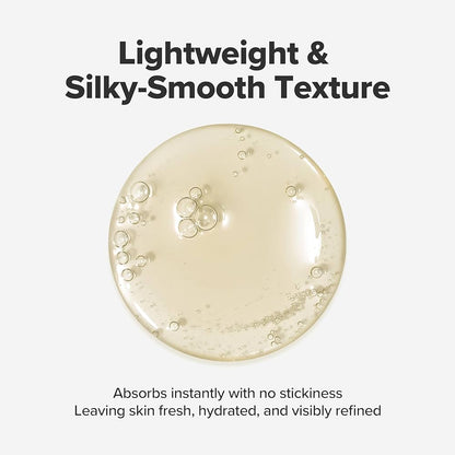 Lightweight and silky-smooth texture with bubbles on a white background