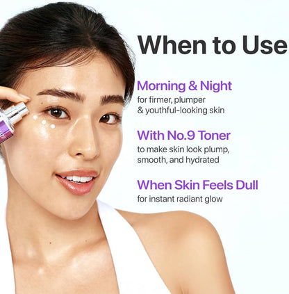 Woman applying toner with text on how to use it for skin care.
