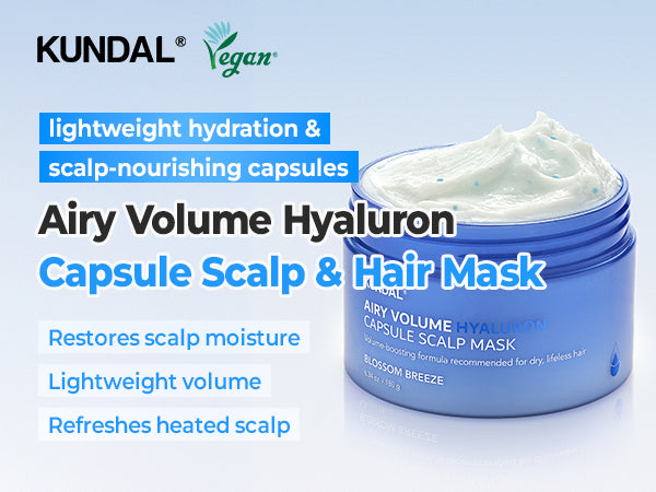 Kundal - Airy Volume Hyaluron Capsule Scalp Mask