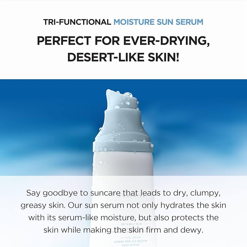 SKIN1004 - Hyalu-Cica Water-Fit Sun Serum SPF50+ PA++++
