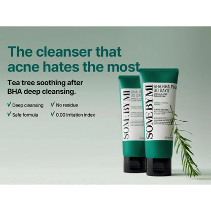 Some by Mi - AHA BHA PHA 30 days Miracle Foam Cleanser