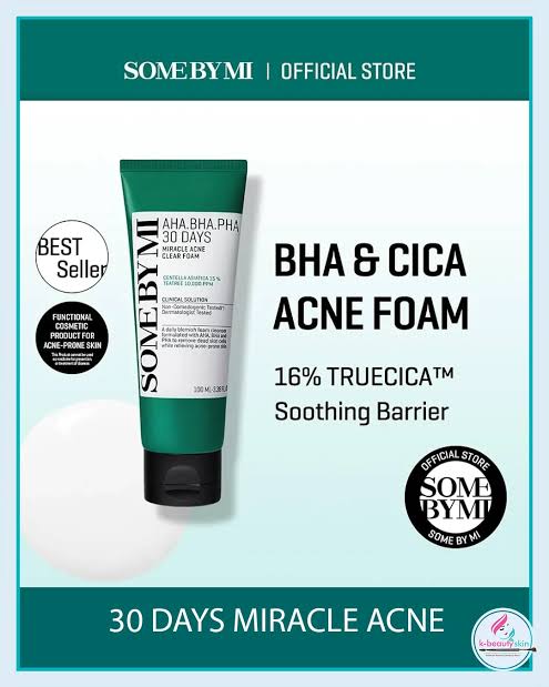 Some by Mi - AHA BHA PHA 30 days Miracle Foam Cleanser