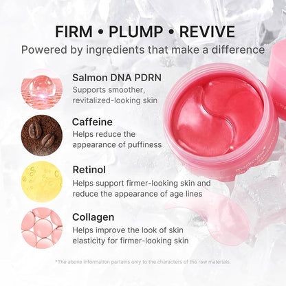 Medicube - PDRN Pink Caffeine Collagen & Retinol Eye Patch