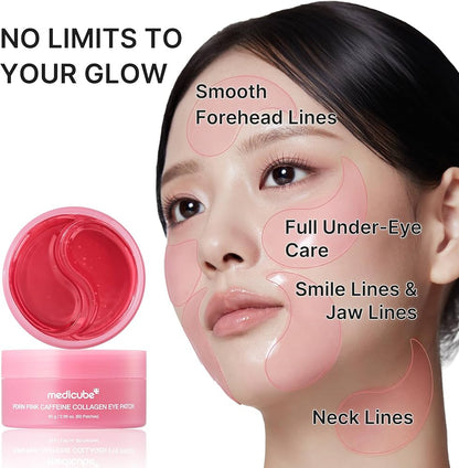 Medicube - PDRN Pink Caffeine Collagen & Retinol Eye Patch