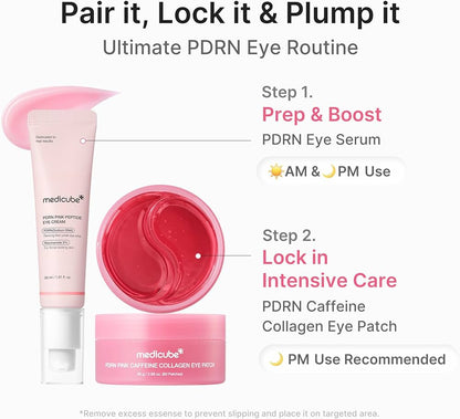Medicube - PDRN Pink Caffeine Collagen & Retinol Eye Patch