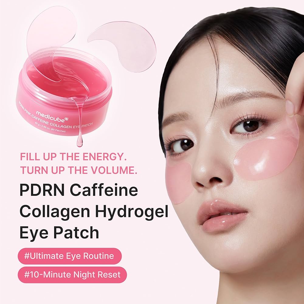 Medicube - PDRN Pink Caffeine Collagen & Retinol Eye Patch