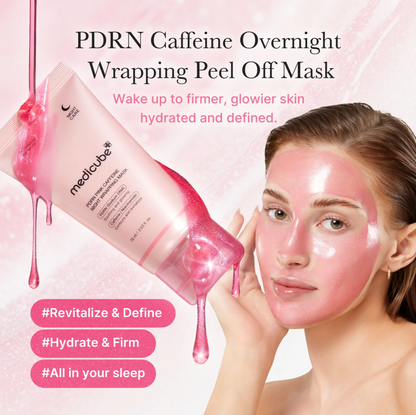 Medicube - PDRN Pink Caffeine Overnight Wrapping Mask