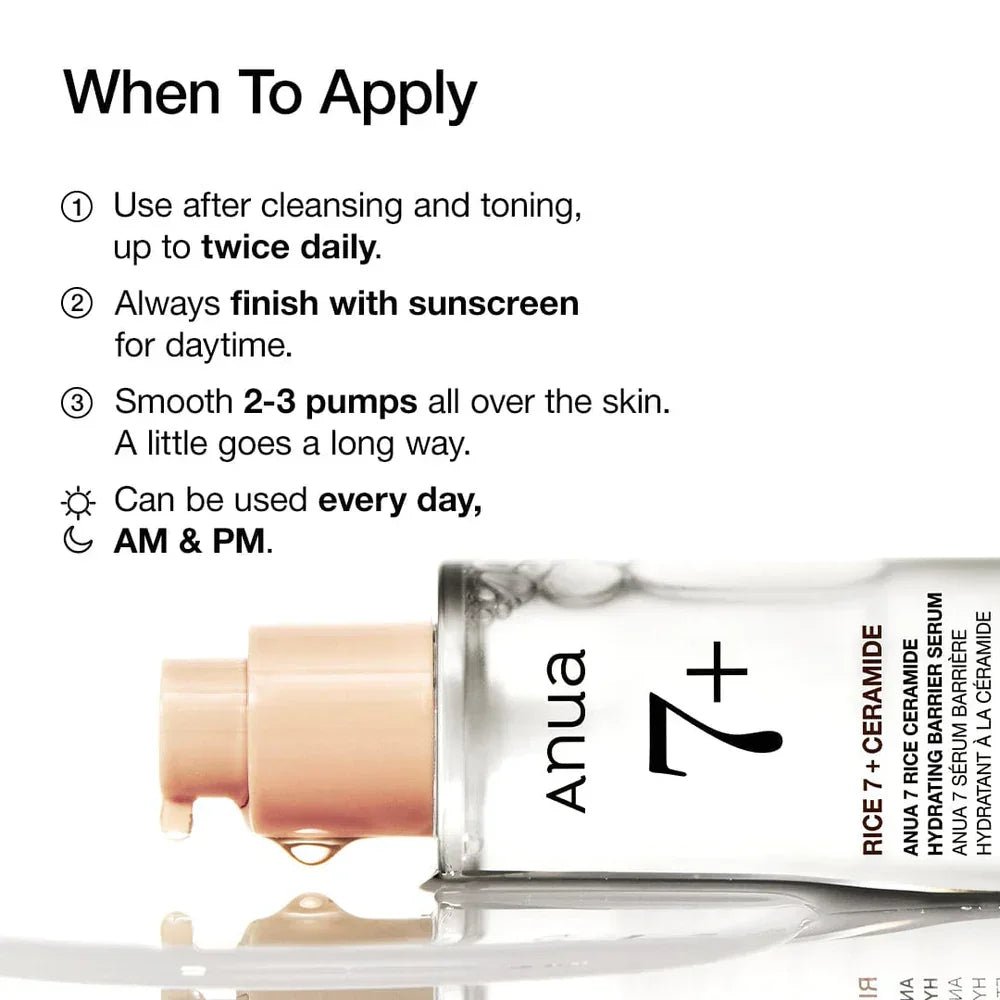 Anua - Rice Ceramide 7 Hydrating Barrier SerumAnuaBarehug